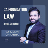 CA Foundation Law | Regular Batch by CS LLM Arjun Chhabra | For Jan 26 & May 26 Exams